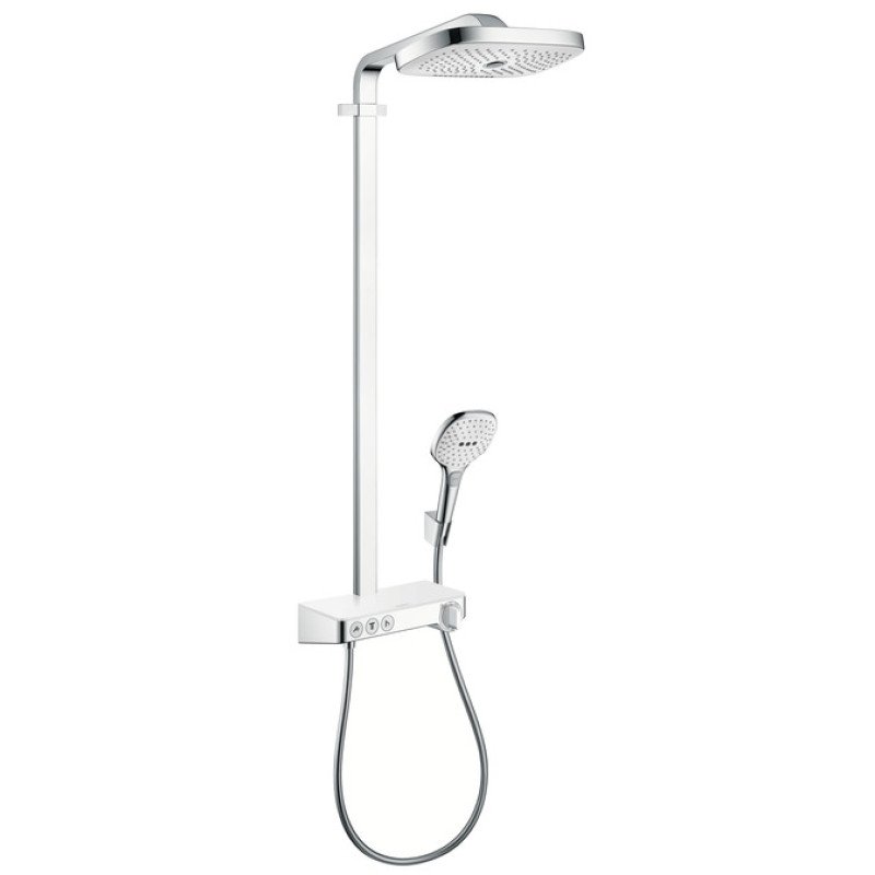 Attent Heup Brood Hansgrohe Select Shower Tablet doucheset met thermostaat wit-chroom Wit  Chroom 27127400 - PRIGGO.nl