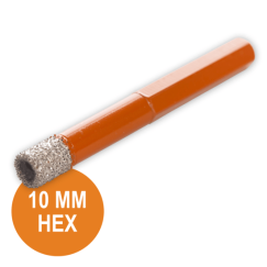 Fix Plus Tegelboor Wax 10mm. 6KANT FPTBH-M10