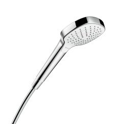 Hansgrohe Croma Select E vario ecosmart handdouche wit-chroom Wit Chroom 26813400