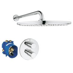 Grohe Grohtherm 3000 Cosmo hoofddoucheset 310 compleet chroom Chroom 34571000