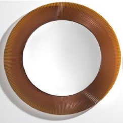 Laufen Kartell By Laufen spiegel 78cm rond m/rand m/led verlichting amber Amber H3863330810001
