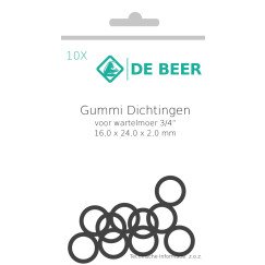 De Beer  gummi ring 3/4" 16x24x2,0 a 10 stuks  152030988