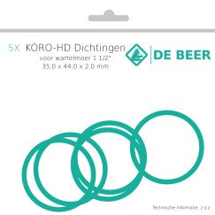 De Beer  hd ring 1 1/2" 35x44x2,0 a 5 stuks  153060988