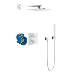 Grohe Grohtherm Cube perfect showerset inclusief rapido t 35500 chroom Chroom 34506000