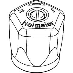 Heimeier  handknop voor radiatorafsluiter 3/8"- 3/4" wit Wit 012202327