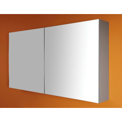 Novio Rocco spiegelkast 90x65x12cm 2 deuren z/verlichting wit Wit 