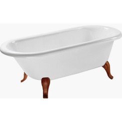 Villeroy & Boch Hommage bad ovaal 177,1x77,1cm wit Wit UBQ180HOM700V-01