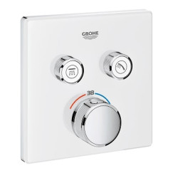 Grohe Grohtherm Smartcontrol afdekset douchethermostaat vierk.m/omstel moonwhit Moon White 29156LS0