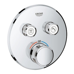 Grohe Grohtherm Smartcontrol afdekset douchethermostaat met omstel rond chroom Chroom 29119000