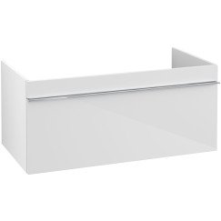 Villeroy & Boch Venticello wastafelonderkast 95.3x42cm 1x lade glossy wit Glossy White A93501DH