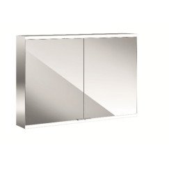 Emco Asis Prime 2 led spiegelkast 100 2xdeur achterwand wit glas  949706125