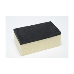 Rubi  2-zijdige spons speciaal voor inwassen geel-zwart Geel Zwart 20992