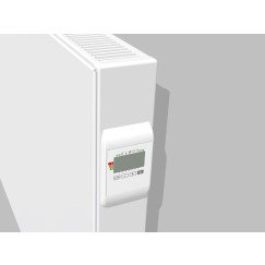 Vasco E-panel H-fl radiator elektrisch 80x60cm 1000watt wit 9016 Traffic White Ral 9016 113390800060000009016-0000
