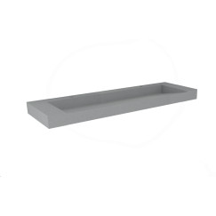 Novio Liam meubelwastafel 140x45 2 krgat comfsto quartz beton Quartz Beton 