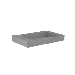 Novio Liam meubelwastafel 70x45 z/krgat comfsto quartz beton Quartz Beton 