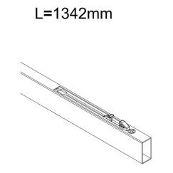 Guo Free Roller bovengeleidingsprofiel links m/softclose 134,2cm  