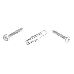 Guo Free Roller schroefset met plug screw kit  