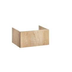 Novio Cube wastafel onderkast 60x30cm oak Oak 