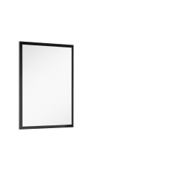 Novio Goodmorning spiegel met lijst 45x60cm black Black 