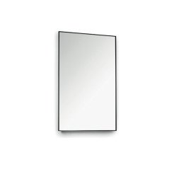 Novio Liam spiegel 100 x 80 cm. mat zwart Mat Zwart 