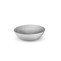 Looox Ceramic Raw opzetkom rond 40cm light grey Light Grey WWK40LG
