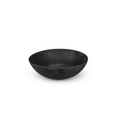Looox Ceramic Raw opzetkom rond 40cm zwart Zwart WWK40ZW
