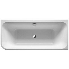 Duravit Happy D.2 bad back-to-wall 180x80cm wit mat antraciet Wit Mat Antraciet 700450800000000