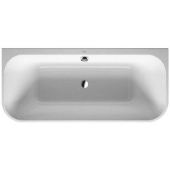 Duravit Happy D.2 bad back-to-wall 180x80cm wit mat antraciet Wit Mat Antraciet 700451800000000