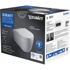 Duravit Me By Starck pack wandcloset rimless diepspoel zitting wit Wit 45290900A11