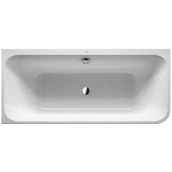 Duravit Happy D.2 bad back-to-wall 180x80cm wit mat antraciet Wit Mat Antraciet 700449800000000