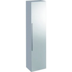 Geberit Icon hoge kast 1 deur 150cm met spiegel glans wit Glans Wit 840150000