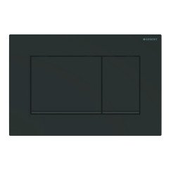 Geberit Sigma 30 bedieningsplaat easy-to-clean-mat zwart Plaat En Toetsen: Zwart Mat Gelakt, Easy-to-clean-gecoat Designstroken: Zwart 115.883.16.1