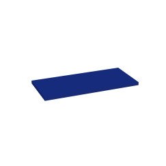Novio Rocco wastafelblad maatwerk 81-100x45x3,2cm helder blauw Helder Blauw 