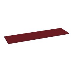 Novio Rocco wastafelblad maatwerk 121-140x45x3,2cm purper rood Purper Rood 