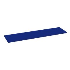 Novio Rocco wastafelblad maatwerk 121-140x45x3,2cm helderblauw Helder Blauw 