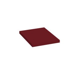 Novio Rocco wastafelblad maatwerk 61-80x45x3,2cm purper rood Purper Rood 