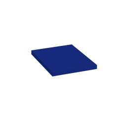 Novio Rocco wastafelblad maatwerk 61-80x45x3,2cm helder blauw Helder Blauw 