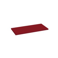 Novio Rocco wastafelblad maatwerk 81-100x45x3,2cm robijn rood Robijn Rood 