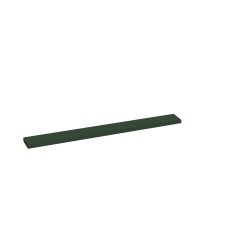 Novio Rocco wandplank m/bevestiging 120x15x3,2cm diep groen Diep Groen 
