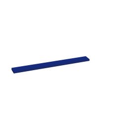 Novio Rocco wandplank m/bevestiging 120x15x3,2cm helder blauw Helder Blauw 