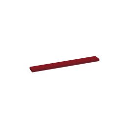 Novio Rocco wandplank m/bevestiging 70x15x3,2cm robijn rood Robijn Rood 