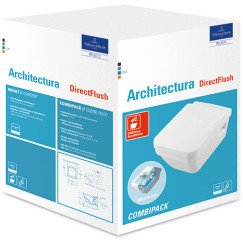Villeroy & Boch Architectura pack wandcloset directflush diepspoel wit Wit 5685HR01