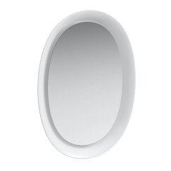 Laufen The New Classic spiegel 70x50x8cm led keramische rand mat wit Mat Wit H4060700857571