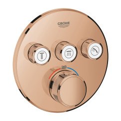 Grohe Grohtherm Smartcontrol afdekset thermostaat met omstel 3x warm sunset Warm Sunset 29121DA0