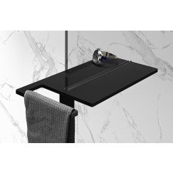 Huppe Select+ shower board, geklemd black edition Black Edition SL2401123