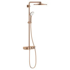 Grohe Euphoria Smartcontrol douchesysteem rond 310 duo warm sunset geborsteld Warm Sunset Geborsteld 26507DL0
