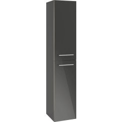 Villeroy & Boch Avento kast hoog 35x176cm 2 deur rechts crystal grey Crystal Grey A89401B1
