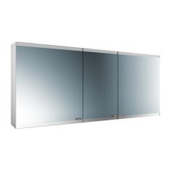 Emco Evo spiegelkast 160cm met verlichting aluminium Aluminium 939707008