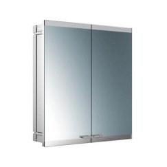 Emco Evo spiegelkast 60cm z/verlichting inbouw aluminium Aluminium 939708113