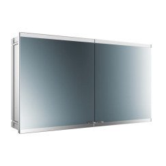 Emco Evo spiegelkast 120cm z/verlichting inbouw aluminium Aluminium 939708116